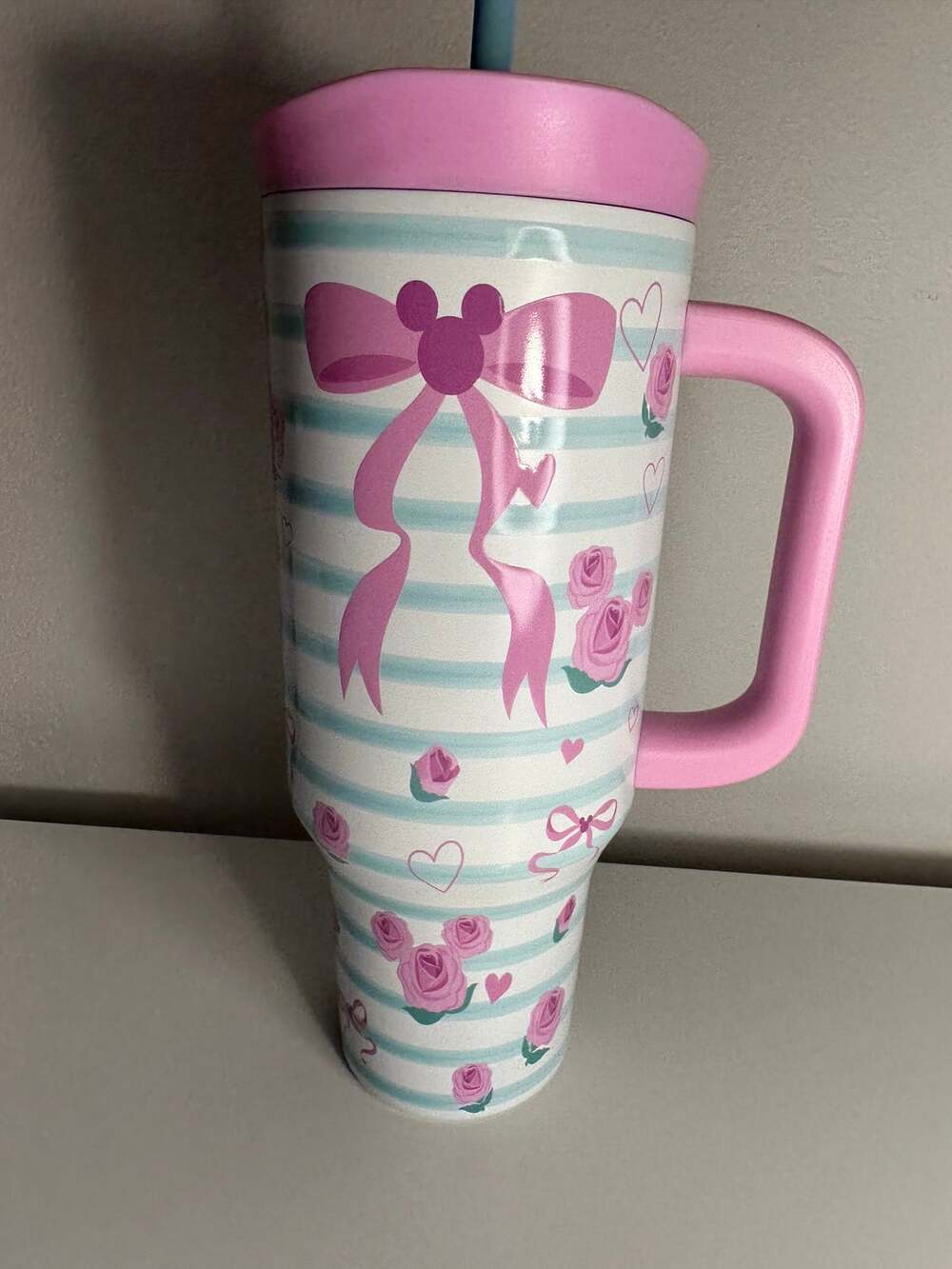 Disney Parks Rose and Bow Tumbler 40oz